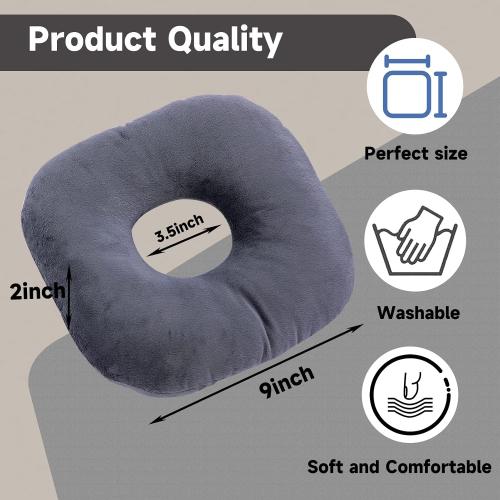 Ear Piercing Pillow for Side Sleepers with Ear Hole