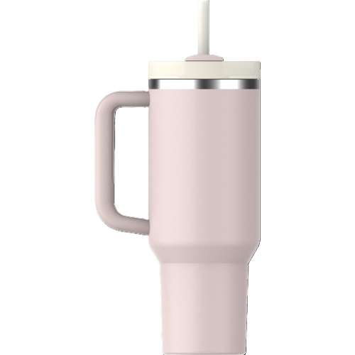Stanley The Quencher H2.0 FlowState 40 oz Rose Quartz 2.0 BPA Free Insulated Tumbler ( no straw)
