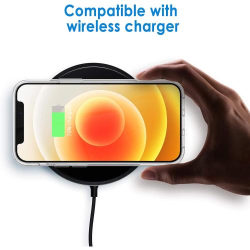 JETech Case for iPhone 12/12 Pro, Anti-Yellowing, HD Clear
