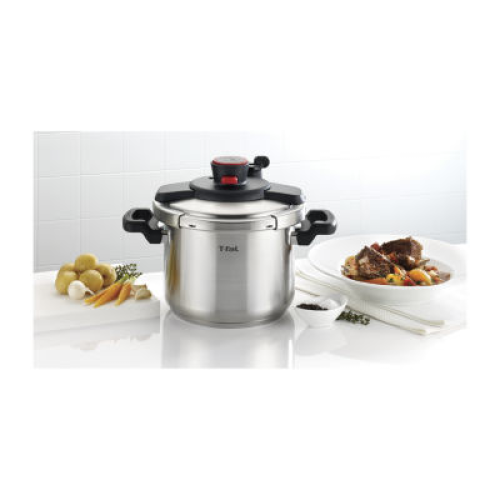 T-Fal Stainless Steel 8-qt. Pressure Cooker with Lid ‼️has stains ‼️