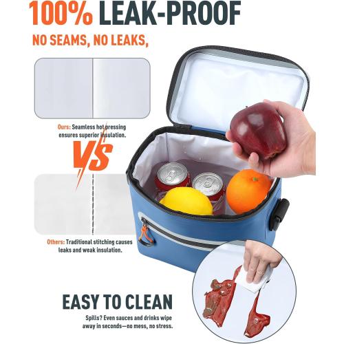 Small Cooler Bag, Mini Ice Lunch Box, Soft-Side Insulated Waterproof Bag