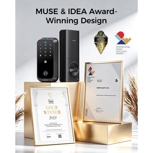 WiFi Smart Lock HomeKey Keyless Entry Door Lock Fingerprint Deadbolt