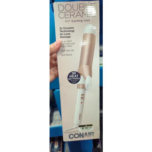 Conair Double Ceramic Rosegold Curling Iron