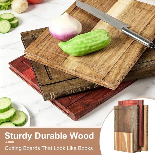Book Cutting Board Set