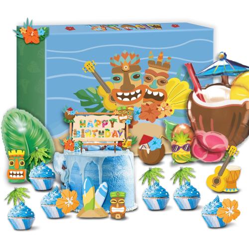 Luau Birthday Party Decorations Kit, Hawaiian Party Decorations