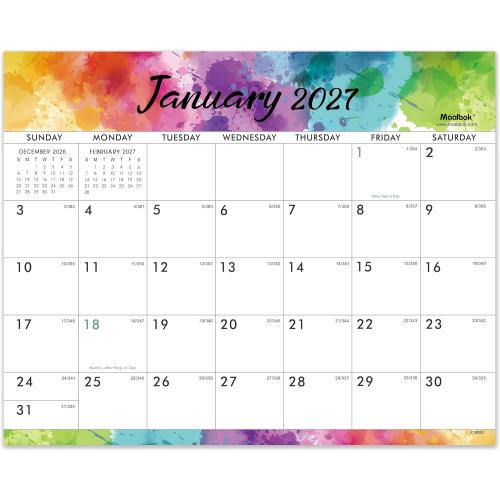 Magnetic Calendar 2027 for Fridge, 18 Months Calendar Jul.2026-Dec.2027