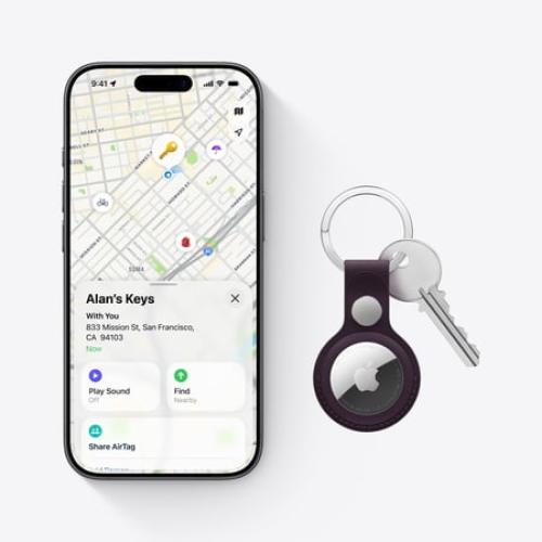 Apple AirTag (2nd Generation) – 1 Pack Item Tracker for Keys, Wallet & More, Precision Finding up to 1.5× Range, One-Tap iPhone/iPad Setup