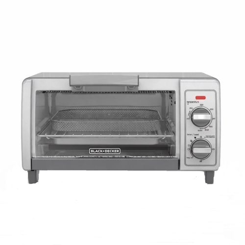 Black Decker Stainless Steel Silver Toaster Oven 9.17 in. H X 11.97 in. W X 17.32 in. D