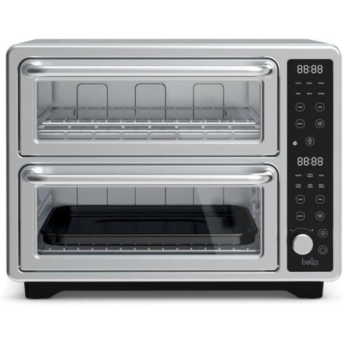 Stainless Steel DoubleUp Oven with Probe Thermometer by bella PRO