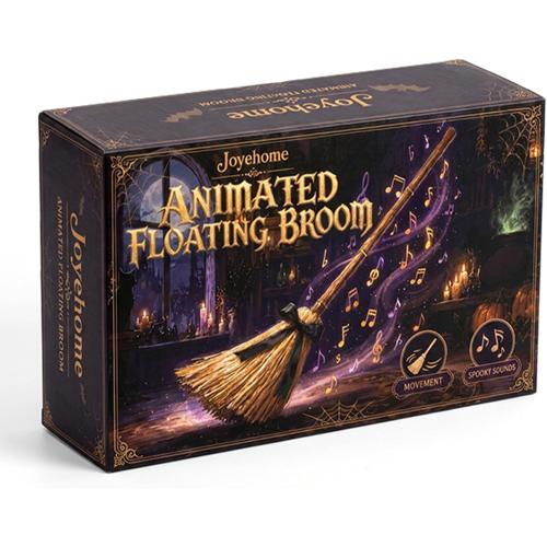Halloween Decoration Indoor 49 Animated Floating Witch Broom