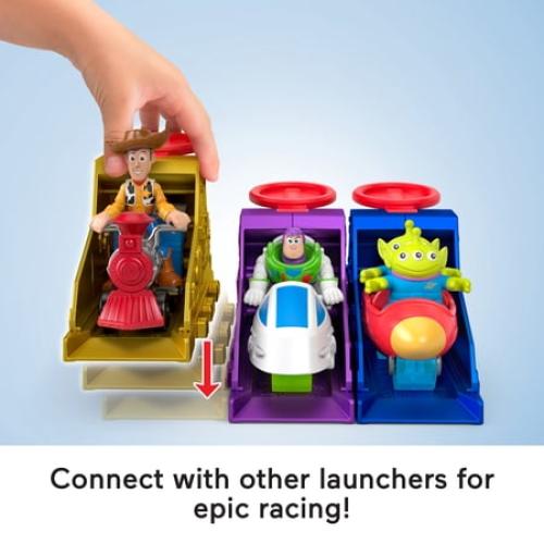 Disney and Pixar Toy Story Launcher Set with Woody Figure (Styles May Vary)