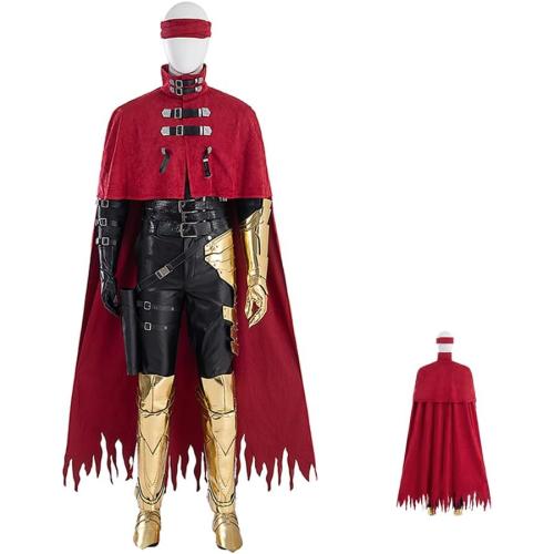 Vincent Valentine Cosplay Costume, Adult Men FF7 Game Uniform Outfits for Halloween Party