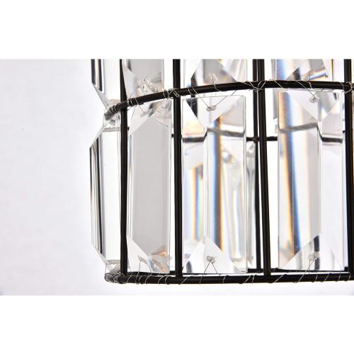 Elegant Lighting Living District Indoor Modern Home Decorative Bright Ceiling Blair Collection Pendant D7.1 H11.5 Lt:1 Oil Rubbed Bronze Finish