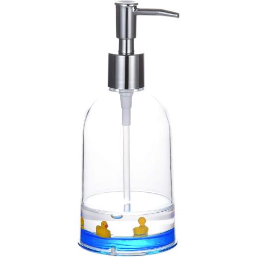 Locco Decor 5 Piece Acrylic Liquid 3D Floating Motion Bathroom Vanity Accessory Set Duck