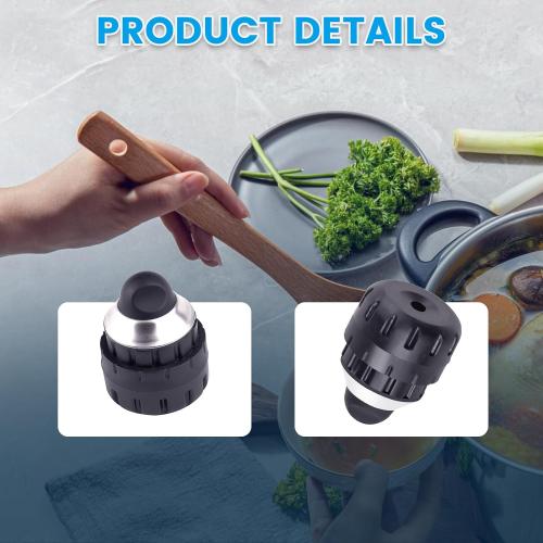 1Pc Pressure Cooker Jigger Valve,Black,High Temperature Resistance