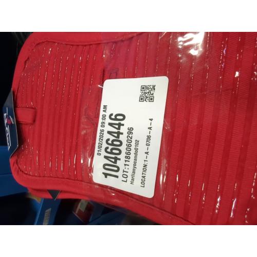 2 pack All-Clad Textiles Deluxe Heat and Stain Resistant Pot Holder. Silicone Treated Heavyweight 100-Percent Cotton Twill Hot Pad, Machine Washable, 6-inches by 10-inches, Chili Red