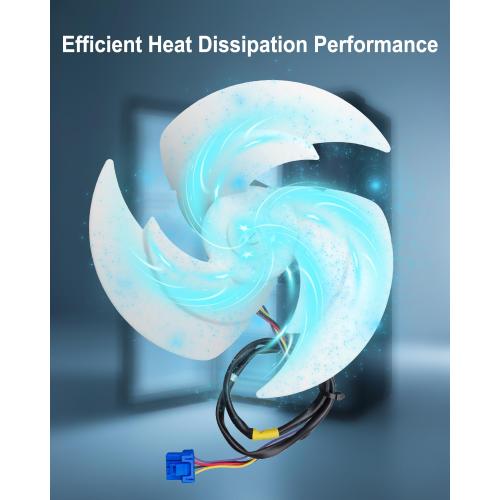 Refrigerator Condenser Fan Motor with Blade Fit for LG Replace EAU63103301