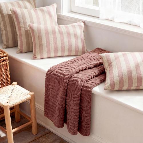 Bedsure GentleSoft Pink Throw Blankets for Women - Super Soft Cozy Modern Decorative Throw Blankets for Girls, Aesthetic Pink Cozy Accent for Couch & Bed, Dusty Rose, 50x60 Inche