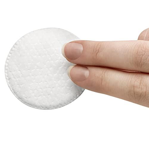 Amazon Basics Hypoallergenic 100% Cotton Rounds  600 Count (6 Packs of 100)