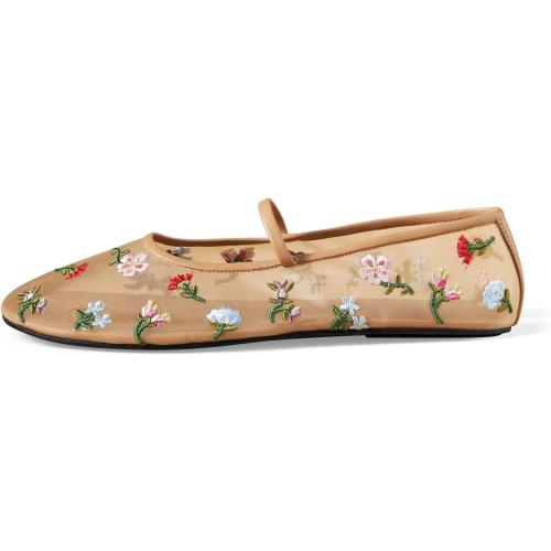 Size 6 Dsevht Mesh Ballet Flats Shoes for Women Slip On Ballerina Shoes Round Toe Comfortable Casual Work Dress Flats Shoes