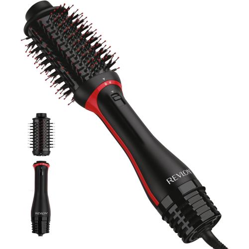 REVLON One Step Volumizer PLUS Hair Dryer and Styler - More Volume, Less Damage, and More Styling Control for Easy and Fast Salon-Style Blowouts, Plus Travel Friendly (Black)