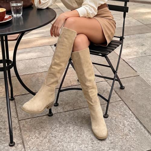 Athlefit Knee High Boots Women Stretch Tall Flat Boots with Side Zipper ‼️size 10‼️