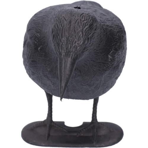 Realistic Crow Decoys, Life Sized Simulation Crow Statue Hunting Bait Decoys Black Crow Decoy Figuring,Flying Bird Props for Halloween Party Outdoor Garden Crow Decor (3PCS)