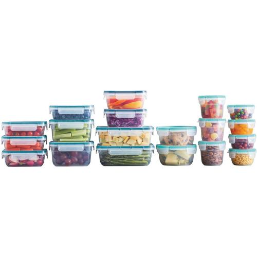 (INCOMPLETE SET) Snapware BPA-Free Plastic Storage Container Set - 38 pcs