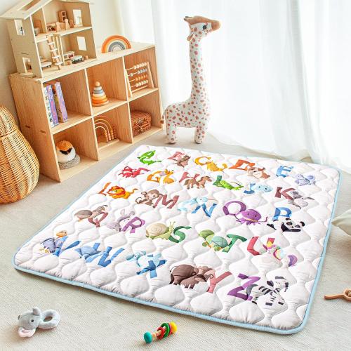 Baby Play Mat, 50x50 Playpen Mat with Machine Washable