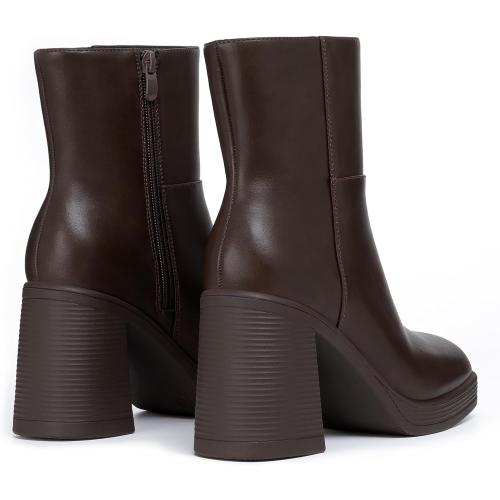 Size 9 thlefit Women's High Chunky Heel Platform Ankle Boots