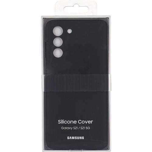 Samsung Galaxy S21 Case, Silicone Back Cover - Black (US Version)