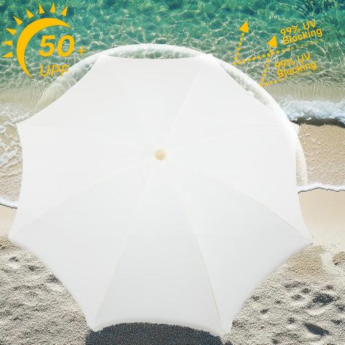6.5FT Boho Patio Umberlla with Fringe,UPF50  Outdoor Umbrella with Fiberglass Ribs and Push Button Tilt,Tassels Umbrella for Beach,Terrace,Picnic