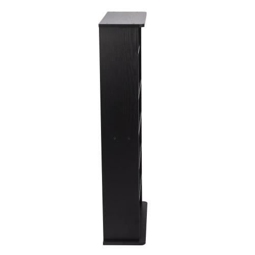 Atlantic Black Traditional Wood Media Cabinet