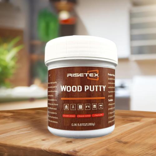 9.87 oz White Wood Filler Putty - Stainable, Paintable, Water Resistant