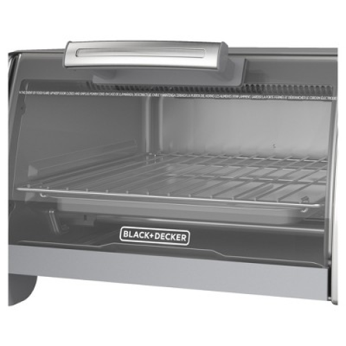 BLACK DECKER 4 Slice Toaster Oven - Silver - TO1700SG❗MAY HAVE MISSING PIECES/NEEDS CLEANING❗