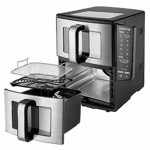Gourmia 11 Quart Dual Basket Air Fryer with Smart Finish & 4-Layer Cooking‼️light dirt‼️