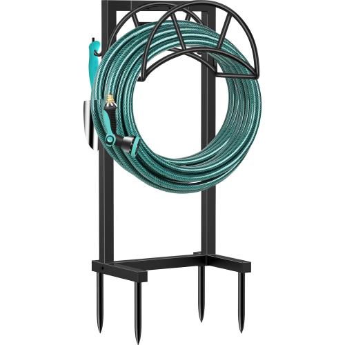 TomCare Garden Hose Holder, 4 Spikes Heavy Duty Hose Stand for 160FT Hose