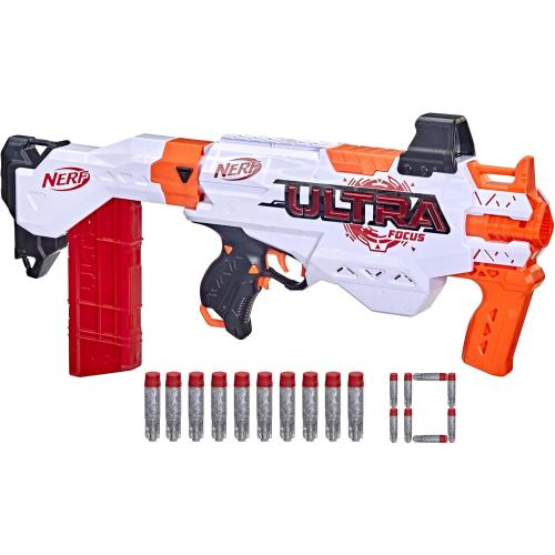Nerf Ultra Focus Motorized Blaster, 10-Dart Clip