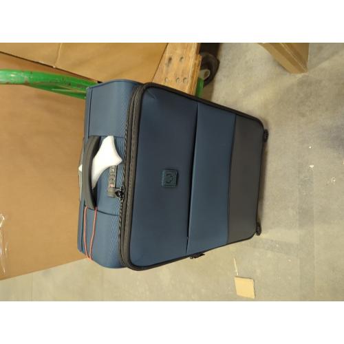 ANTLER Soft Stripe Carry-On Luggage, Indigo Blue, 21.7x13.8x9.1-11, 37-45L