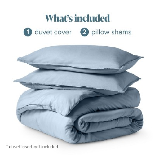 Ultra Soft Duvet Cover & Shams by Bare Home (Comforter Not Included) - King, Dusty Blue