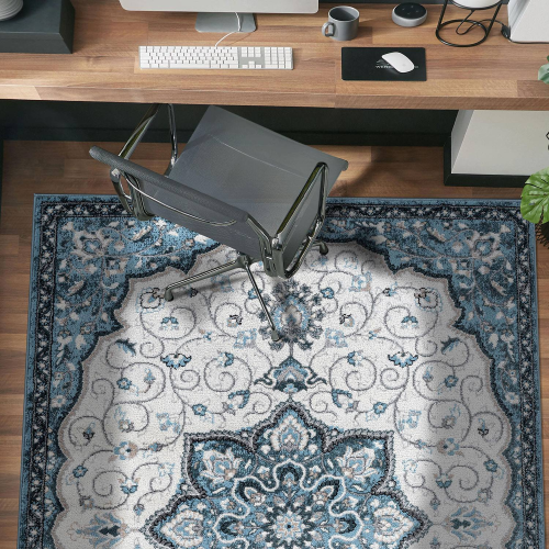 World Rug Gallery Traditional Medallion Area Rug
