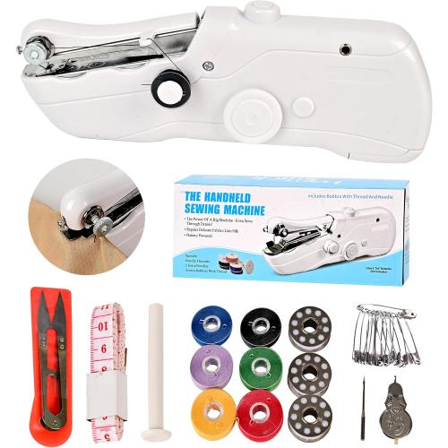Handheld Sewing Machine, Electric Handy Sewing Machine,Two Speed Modes，Easy to Operate，Fast Stitch Suitable for Fabrics, DIY Home Travel.