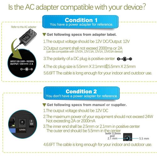 12V AC/DC Adapter Charger for Seagate Goflex Freeagent and WD Western Digital My Book Essential Digital External Hard Drive HDD WD My Cloud Powe Supply Replacement Charger Seagate Backup Plus, Central