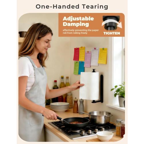 Magnetic Paper Towel Holder for Fridge, Kitchen, Bathroom, Garage, Rv