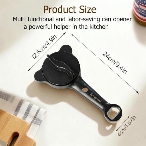 4-in-1 Jar Opener, Ruydiwale Adjustable Jar Opener for Seniors