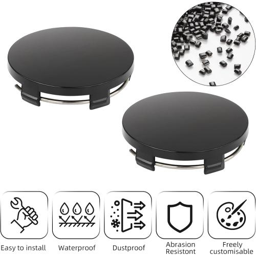 4 PCS Car Wheel Center Caps for Kia Sportage Hybrid 2026, ABS Rust-Proof Hub Caps, Snap-in Anti-Falling Deco Vehicle Rim Hub Caps, OD 60mm