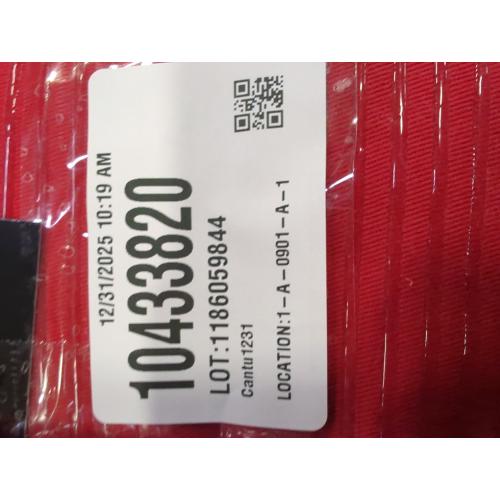 2pk All-Clad Premium Pot Holder & Heating Pad,  Heat Resistant to 500 Degrees, 100% Cotton 10x6.25 for Kitchen and Barbeque, Chili Red