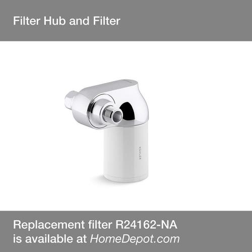 Aquifer Shower Water Filtration System in Polished Chrome