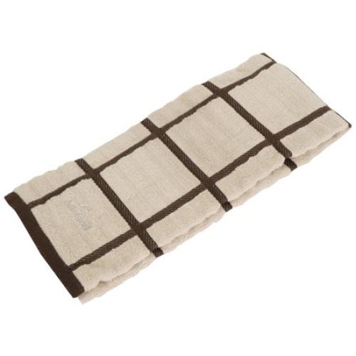 2packs All-Clad Checked Cotton Kitchen Towel, Almond