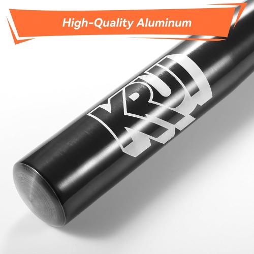 KRUI 18 Inch Aluminum Baseball Bat for Self Defense, Tire Checker and Fish